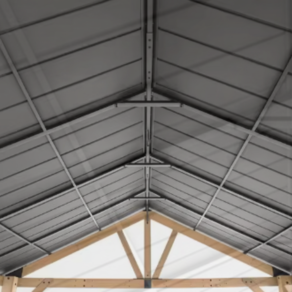 Solterra Verona Gable Cedar Pavilion Gazebo