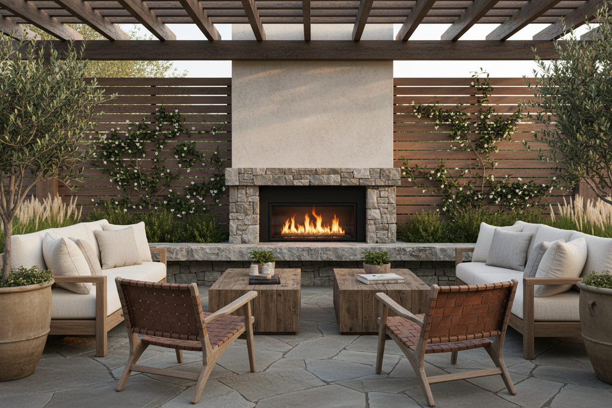 Outdoor Fireplace
