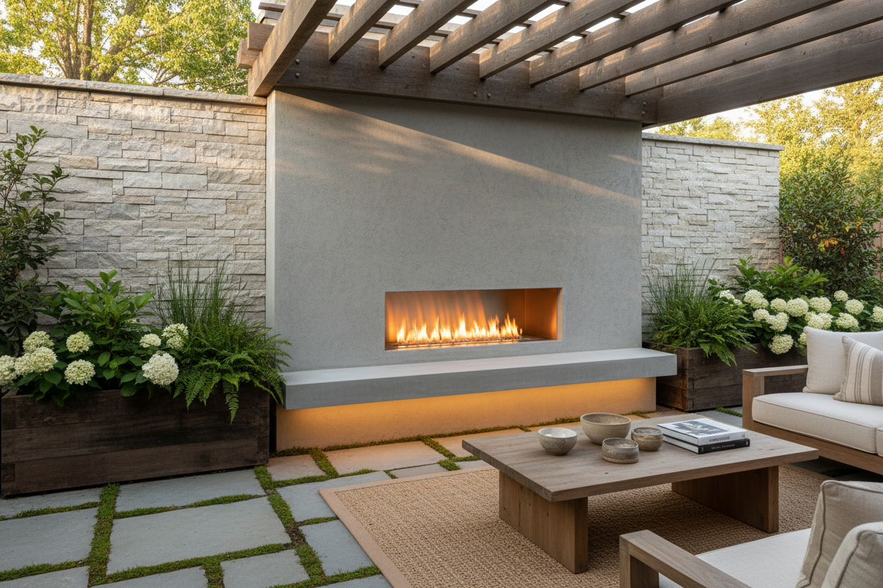 Outdoor Fireplace