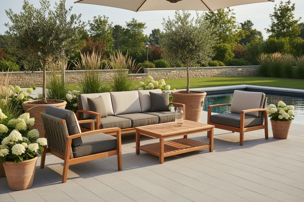 Wooden Outdoor Furniture Set